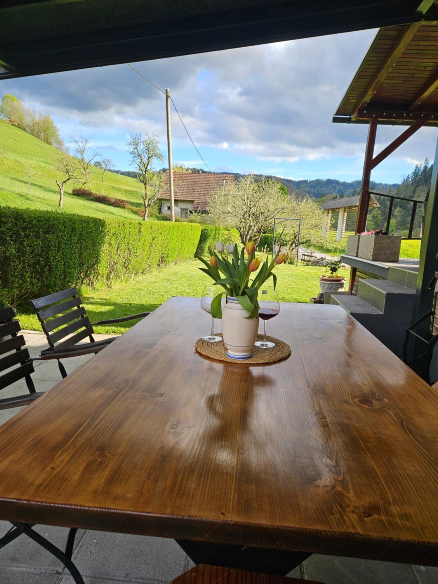 Holiday Home Na Vasi Gorenja Vas  Kültér fotó